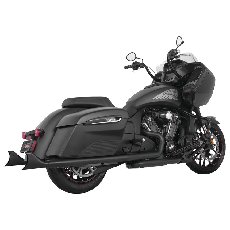 Freedom Performance Exhaust 2.5" Sharktail Slip-On Mufflers For Indian Challenger / Pursuit 2020-2025