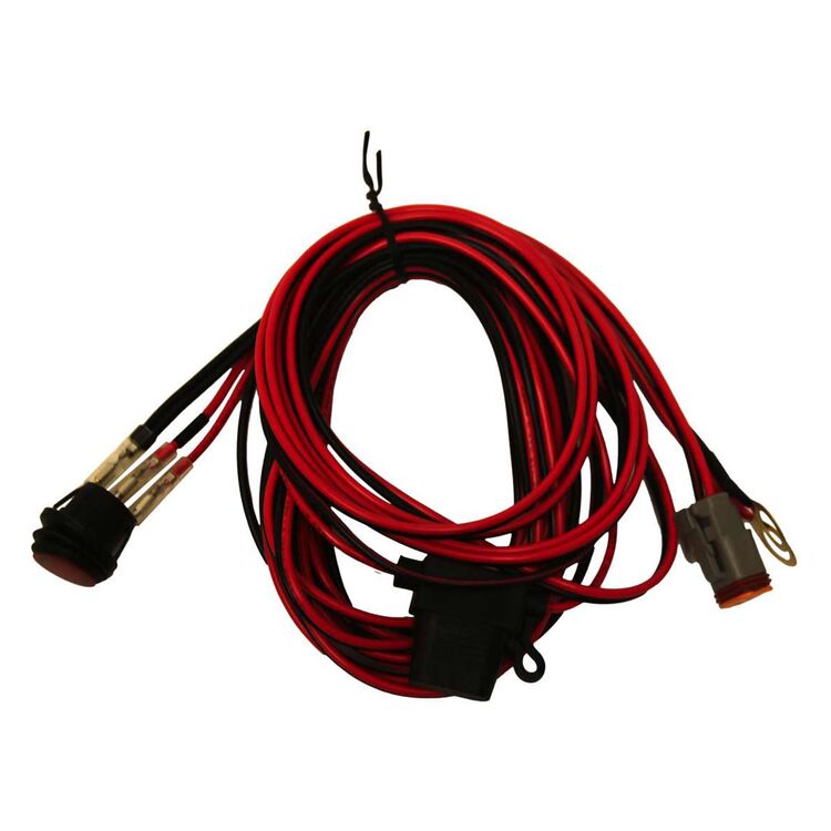 Rigid D, E, Q And SR-Series Single Light Wiring Harness 
