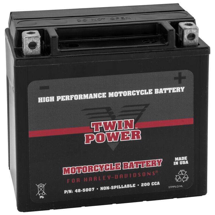 Twin Power High Performance Factory Activated AGM Battery For Harley XL / XG 2004-2022