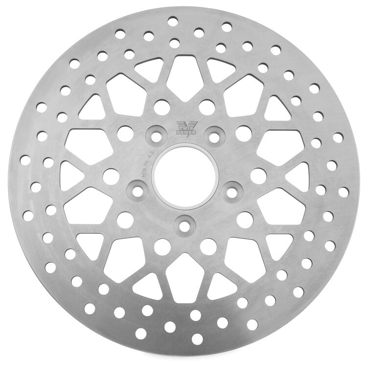 Twin Power Solid Mesh Front Rotor For Harley 1984-2017