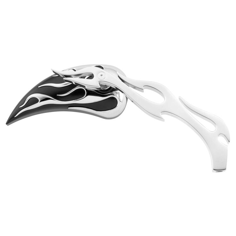 Biker's Choice Flame Teardrop Mirror