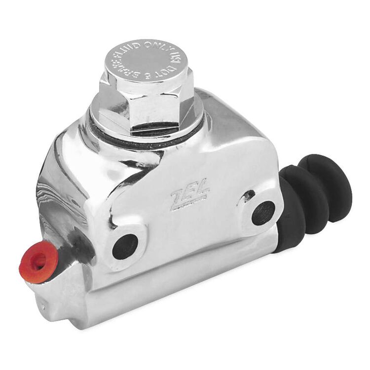 Biker's Choice Chrome Wagner Type Rear Master Cylinder For Harley FL / FX 1958-1972