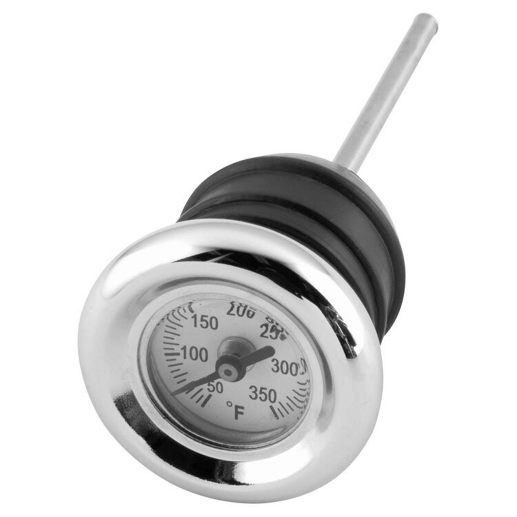 Biker's Choice Oil Tank Dipstick Temperature Gauge For Harley Softail 2000-2017