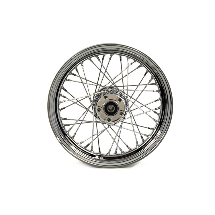 V-Twin Mfg. 16" Rear Spoke Wheel Assembly For Harley 2002-2007