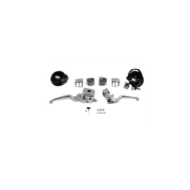 V-Twin Mfg. Handlebar Control Kit With Switches For Harley Road King 1996-2007