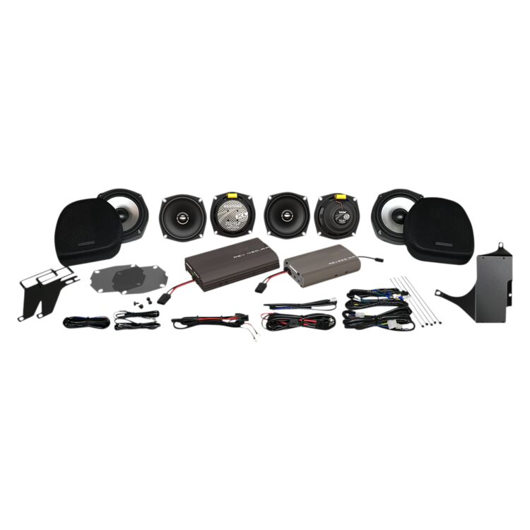 Hogtunes 425-Watt Ultra 6 Pack Amp And Speaker Kit For Harley Touring 1998-2013