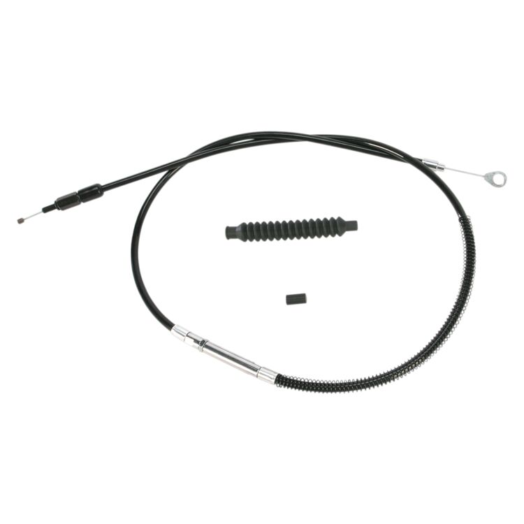Barnett Black Vinyl Clutch Cable For Harley FXSTB 2000-2006
