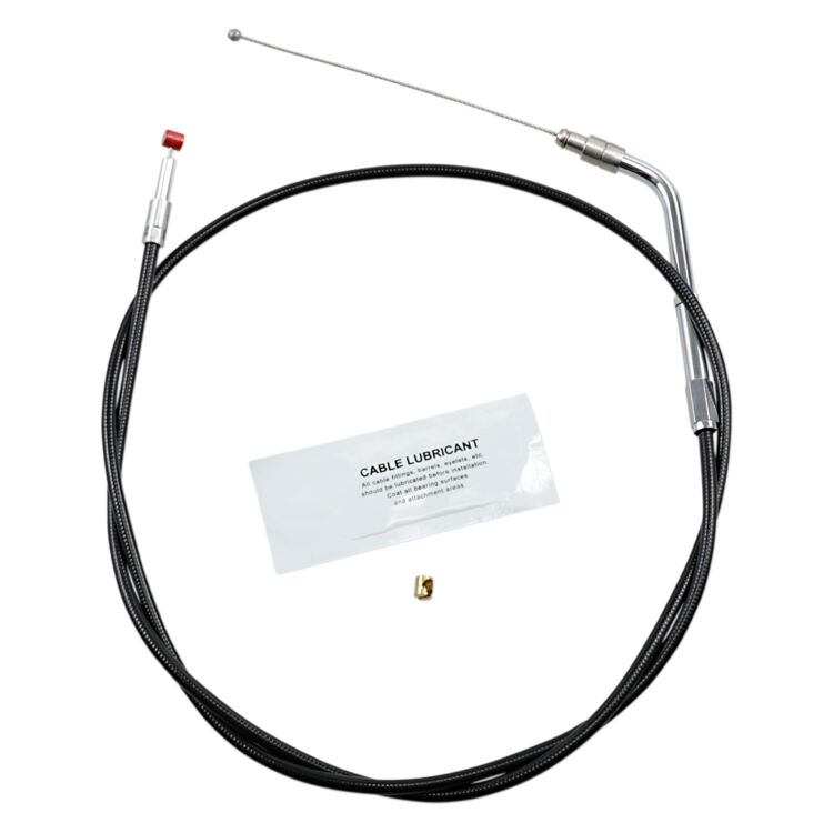 Barnett Black Vinyl Throttle Cable For Harley Touring 2007