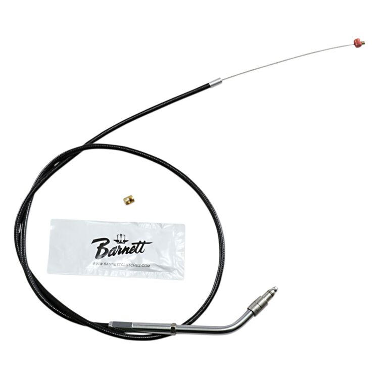 Barnett Black Vinyl Throttle Cable For Harley Sportster 1996-2006