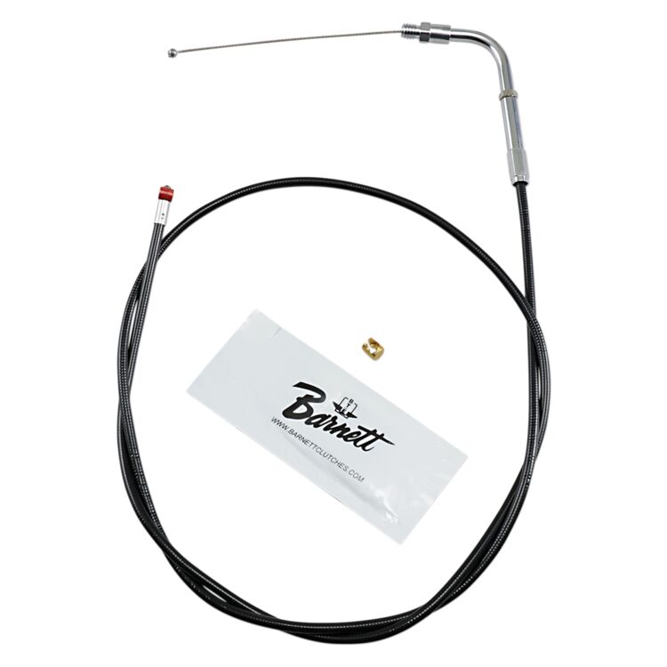Barnett Black Vinyl Throttle Cable For Harley Touring 1990-1995