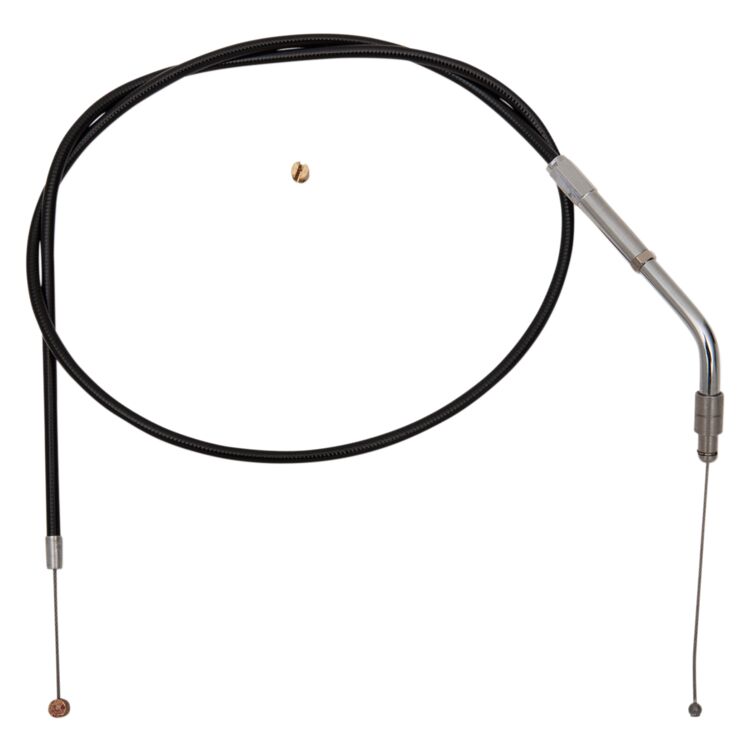 Barnett Black Vinyl Throttle Cable For Harley Sportster 1996-2003