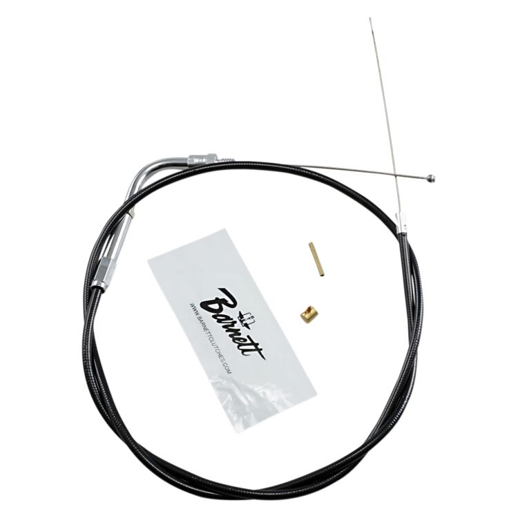 Barnett Black Vinyl Throttle Cable For Harley