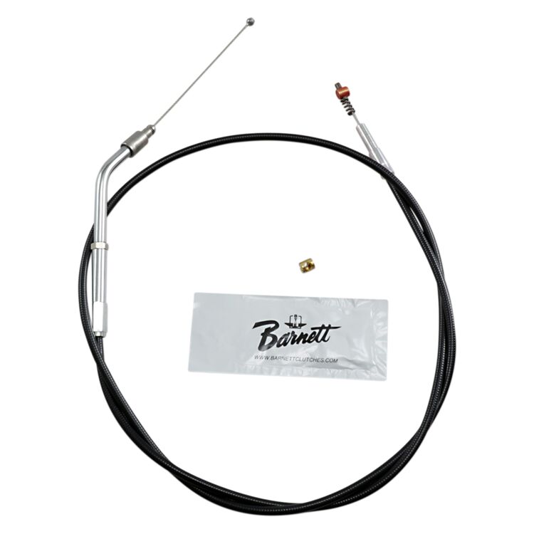 Barnett Black Vinyl Idle Cable For Harley Sportster 2007-2022