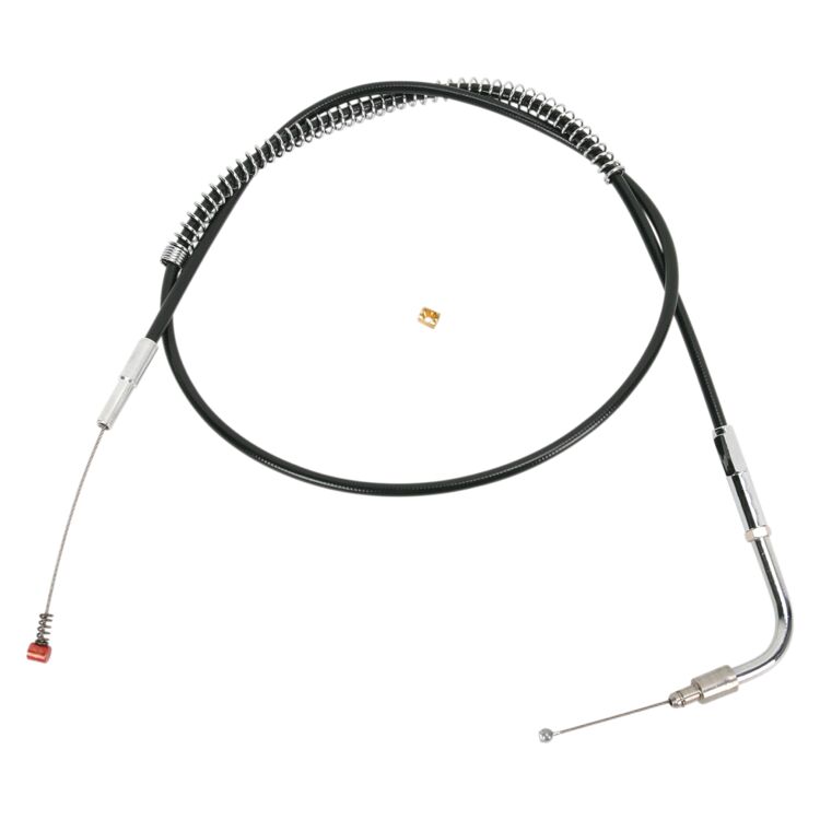Barnett Black Vinyl Idle Cable For Harley Dyna 2006-2017