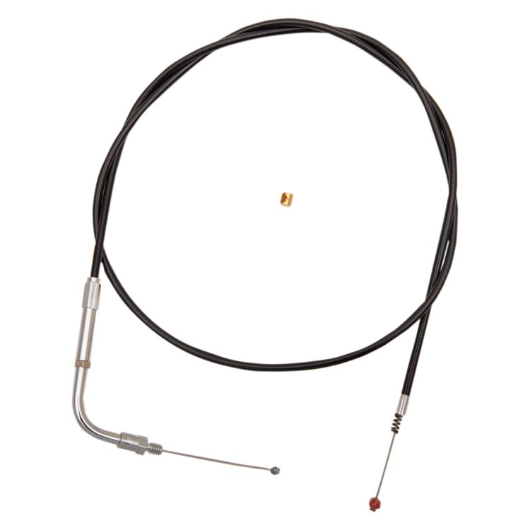 Barnett Black Vinyl Idle Cable For Harley FXSTS 1990-1995