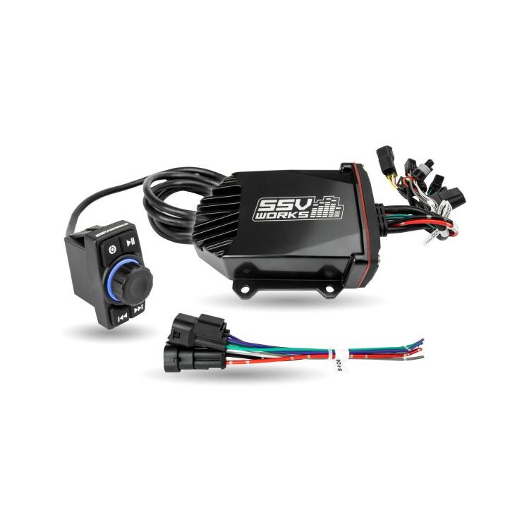 SSV Works Universal Bluetooth Rocker Switch Audio System with 200-Watt Amplifier