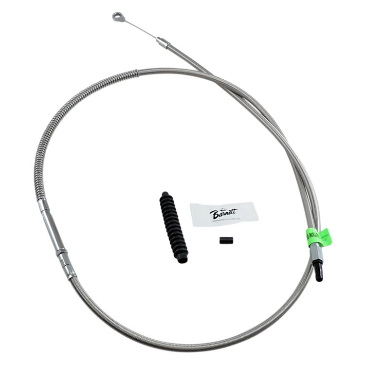 Barnett Stainless Steel Clutch Cable For Harley Softail FLST / FXST / FXCW 2007-2014