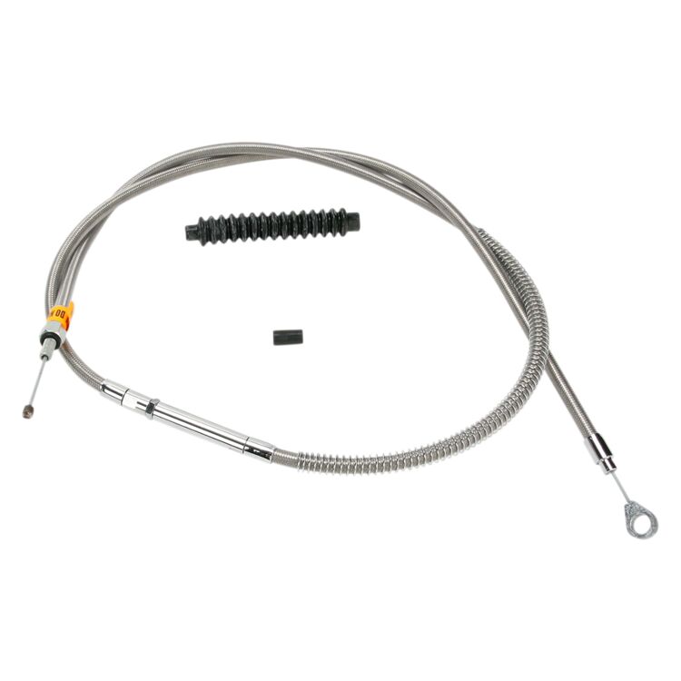 Barnett Stainless Steel Clutch Cable For Harley Softail / Dyna 2000-2006