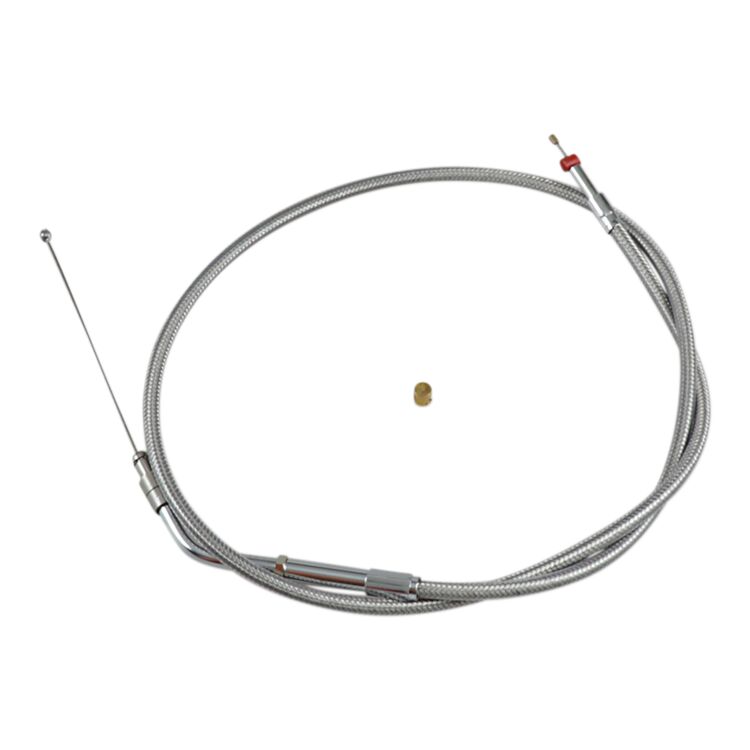 Barnett Stainless Steel Throttle Cable For Harley Sportster 2007-2022