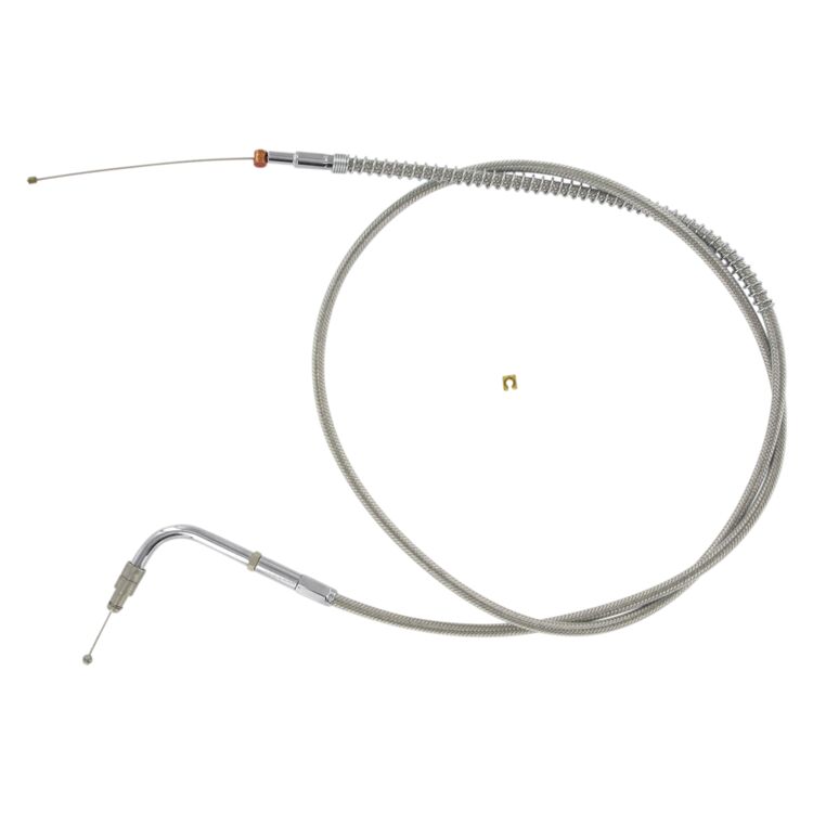 Barnett Stainless Steel Throttle Cable For Harley FLHR/C 1996-2001