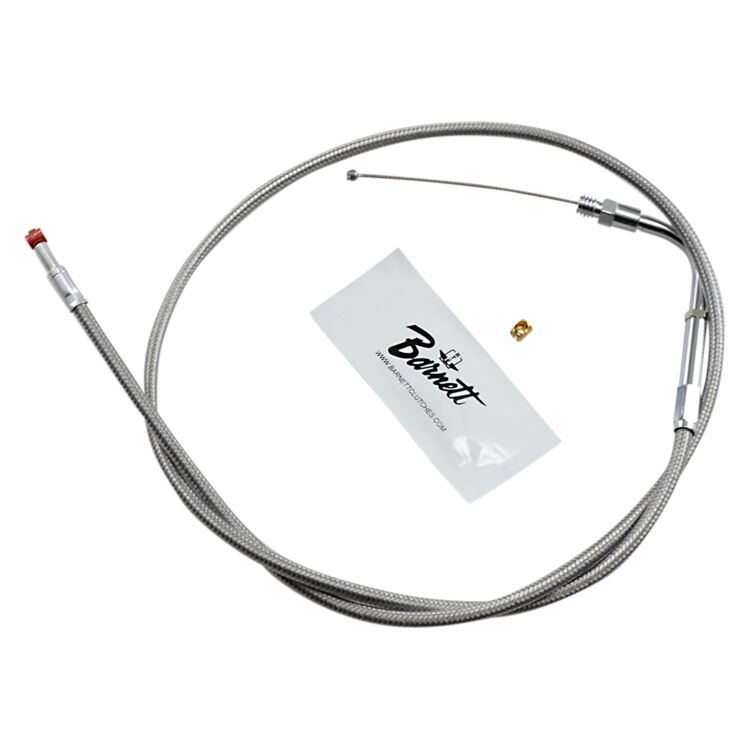 Barnett Stainless Steel Throttle Cable For Harley FXLR 1988-1989
