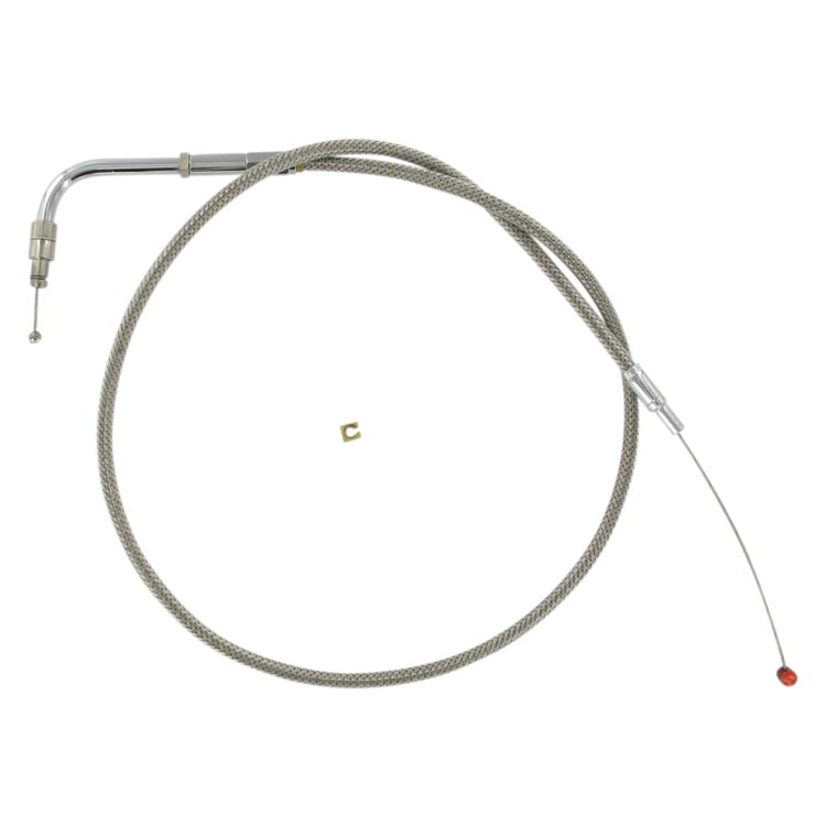 Barnett Stainless Steel Throttle Cable For Harley Softail 1999-2013