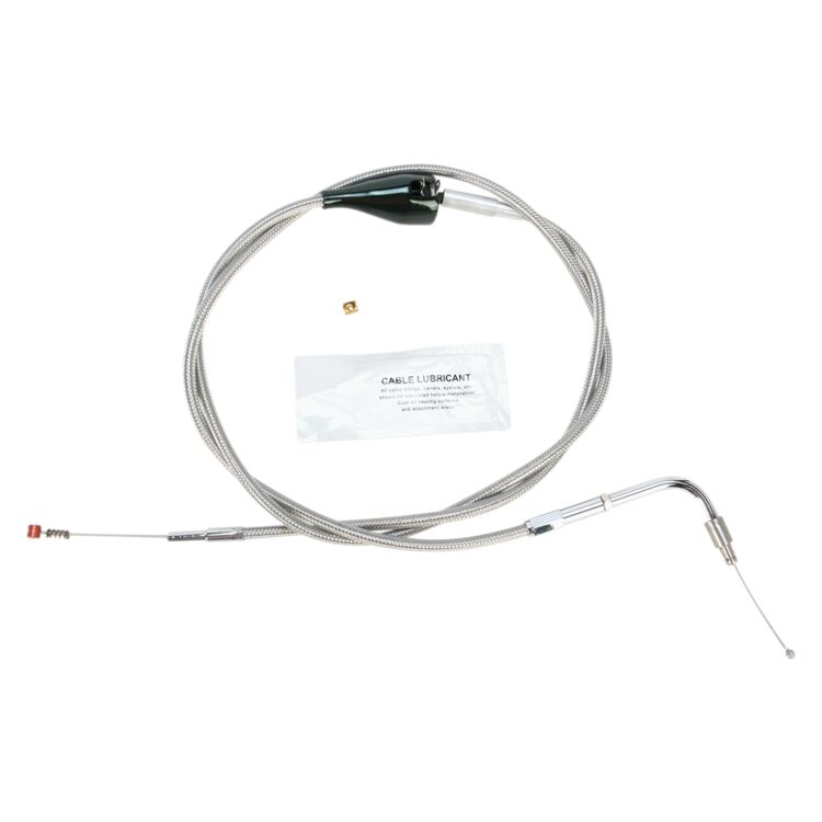 Barnett Stainless Steel Idle Cable For Harley Touring With Cruise 2002-2006