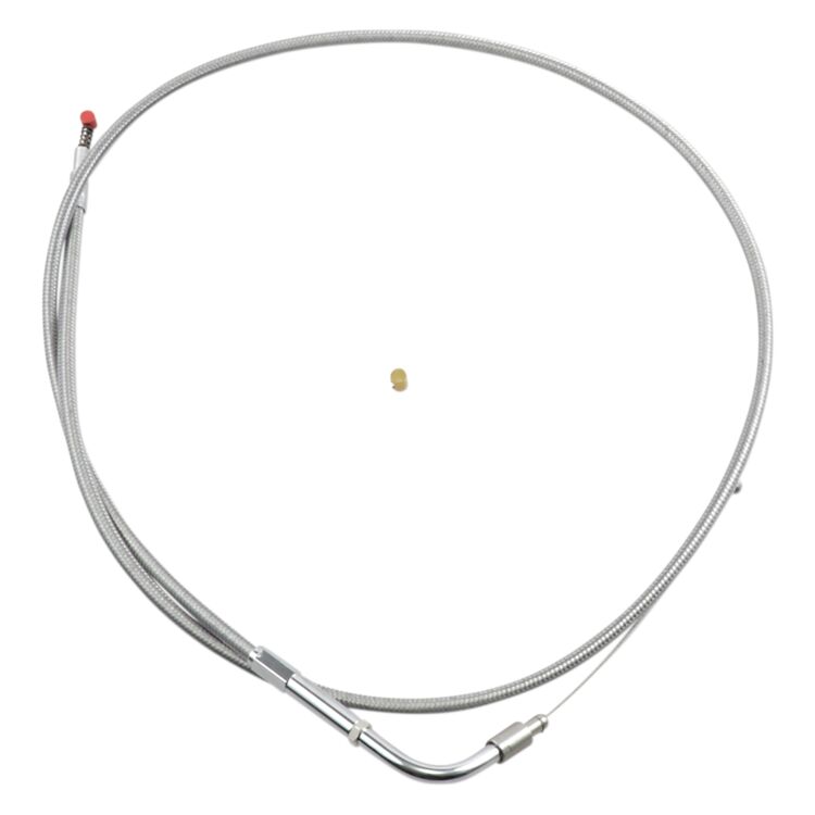 Barnett Stainless Steel Idle Cable For Harley Touring 2002-2006