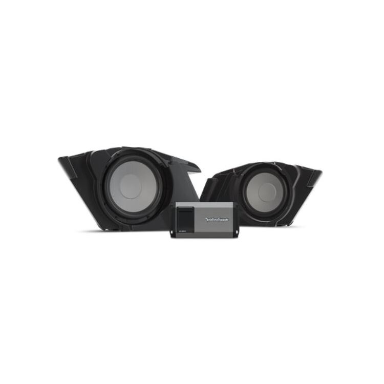 Rockford Fosgate Dual 10" Saddlebag Subwoofer Kit For Harley Touring 2014-2024