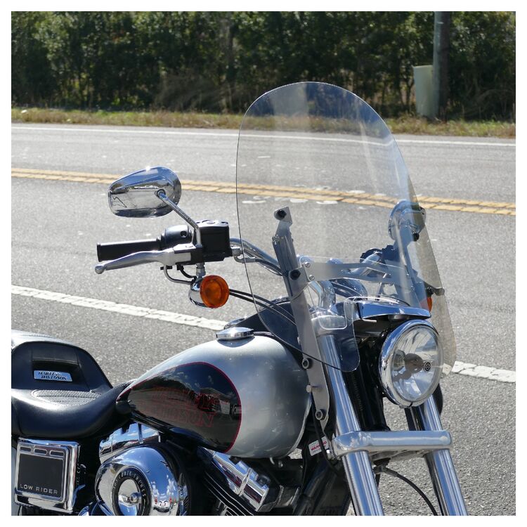 MadStad Engineering Adjustable Quick-Release Windshield System For Harley FXDL 2014-2017