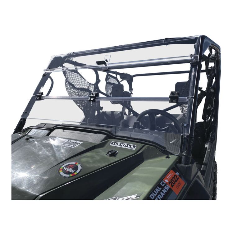 Quad Boss Windbreak Folding Windshield Honda Pioneer 1000 2016-2024