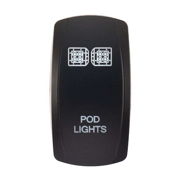XTC Power Products Dash Switch Rocker Face - Pod Lights