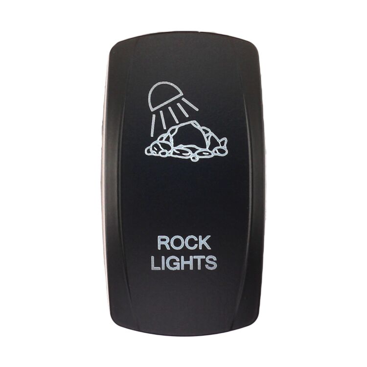XTC Power Products Dash Switch Rocker Face - Rock Lights
