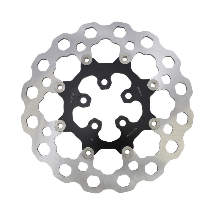 GBrakes Cubiq 11.8" Floating Rear Brake Rotor For Harley Touring 2008-2026