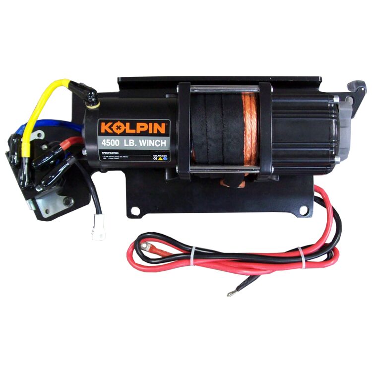 Kolpin Outdoors Quick Mount Synthetic Cable Winch Kit 4500lb Polaris