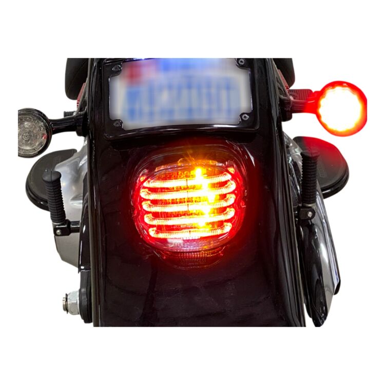 Custom Dynamics ProBEAM Low Profile LED Taillight With Turn Signals For Harley 1999-2026