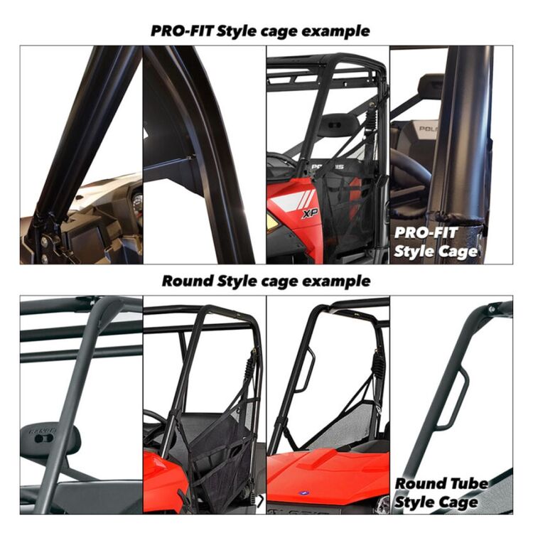 Seizmik Hood Rack Polaris Ranger Round Tube 2009-2017