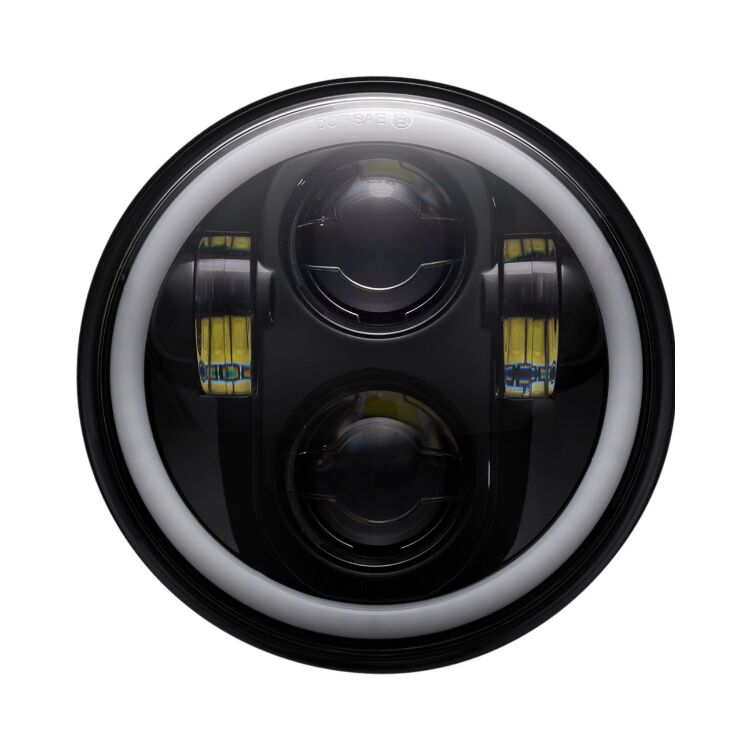 Custom Dynamics ProGLow 5 3/4" LED Headlamp For Harley Dyna / Softail / Sportster 1986-2022