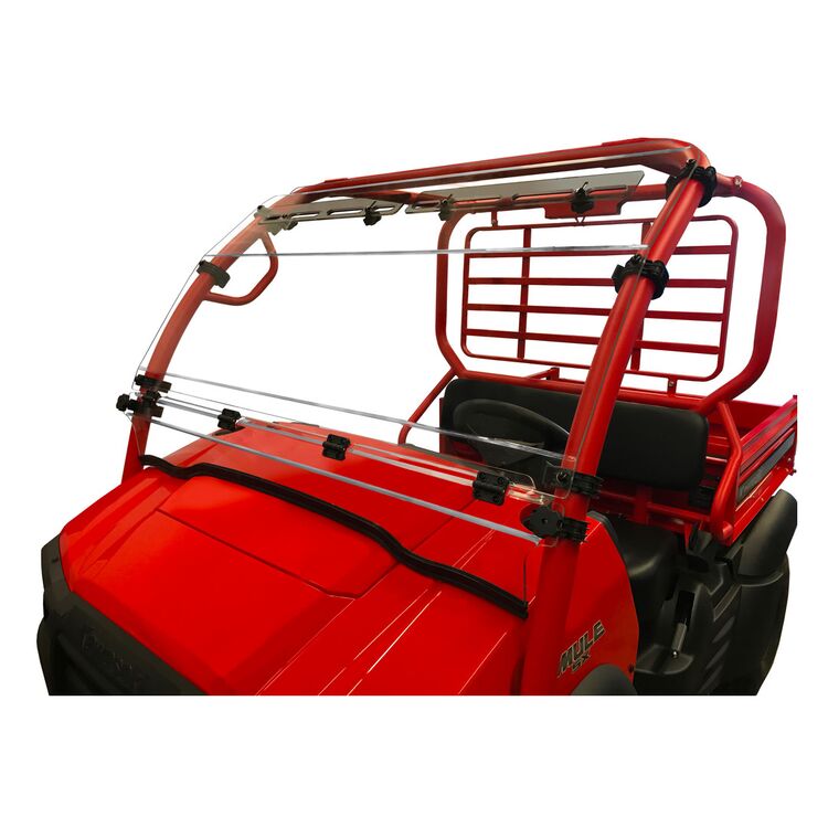 Spike Full Folding Windshield Kawasaki Mule SX 2017-2025