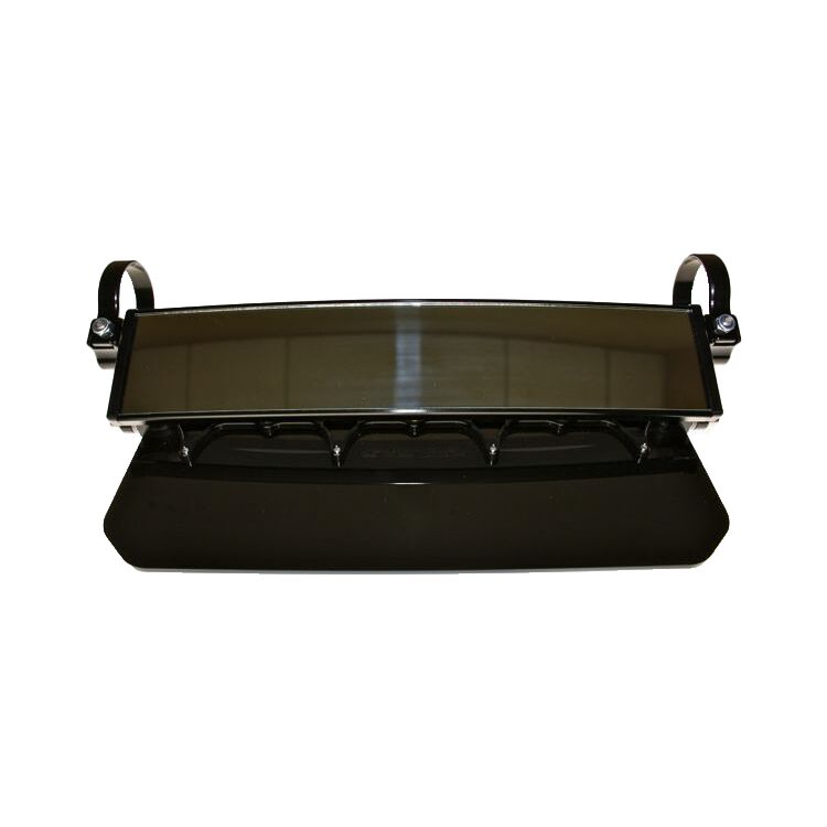 W / Solid Black Sun Visor