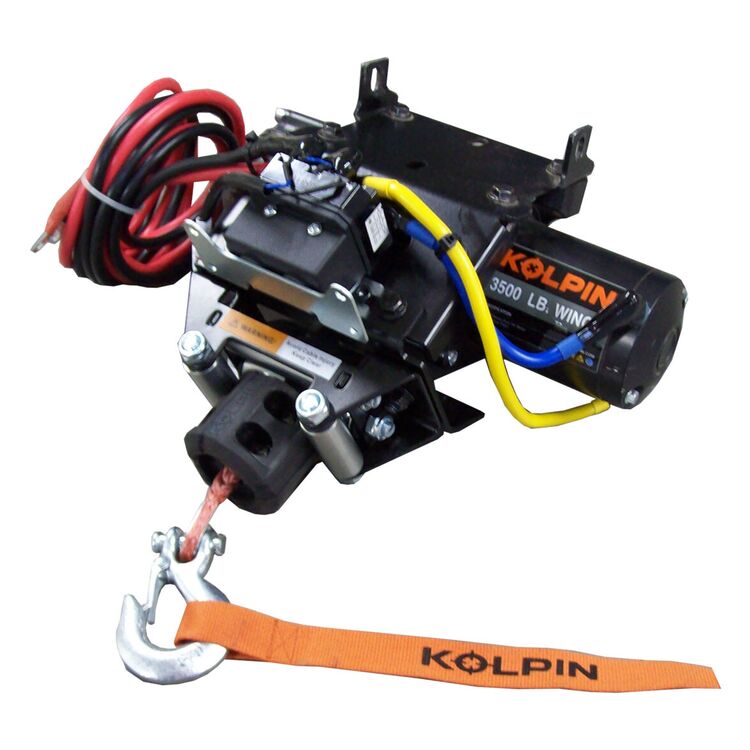 Kolpin Outdoors Quick Mount Synthetic Cable Winch 3500lb Honda TRX420 / 500 / 520 2014-2024
