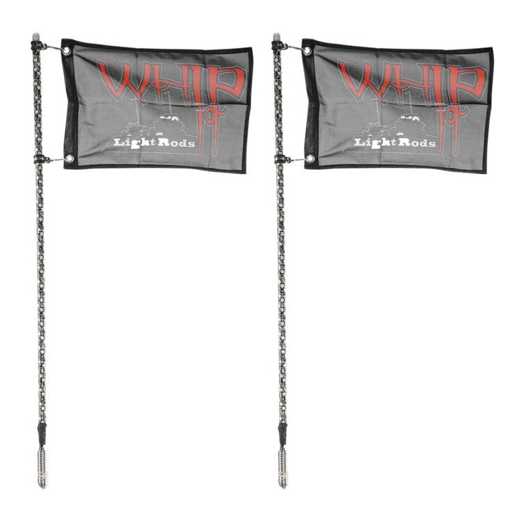 Whip It Black Bluetooth RGB Light Rod Set