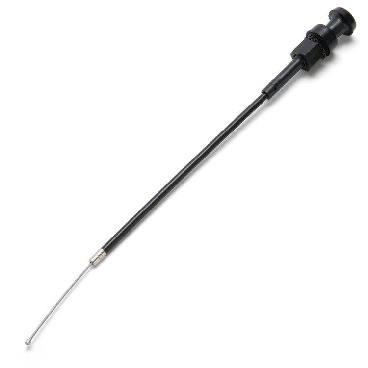 Milwaukee Twins Black Vinyl Choke Cable For Harley