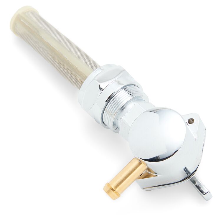 Milwaukee Twins Chrome 90 Degree Right Outlet Petcock