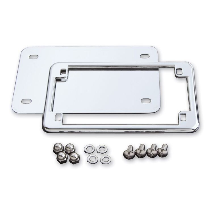 Milwaukee Twins License Plate Frame And Backing Plate Set