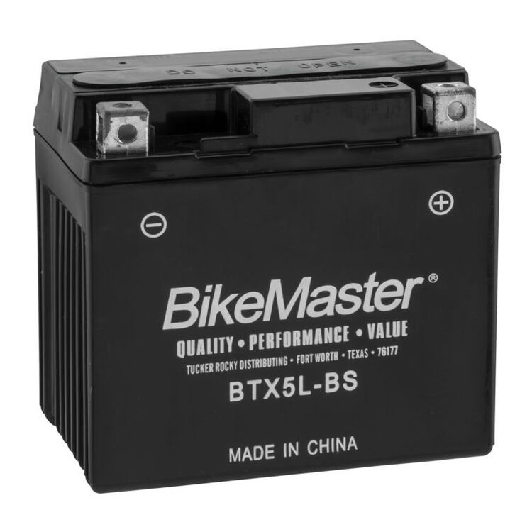 BikeMaster BTX5L-BS Maintenance Free Battery 