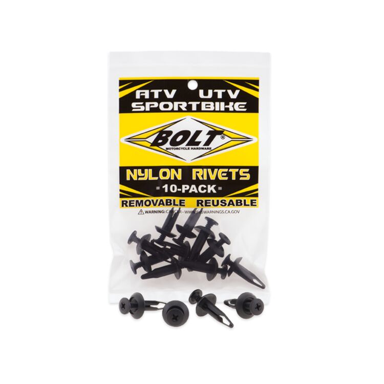 Bolt Hardware M6 Screw Rivet Kit Yamaha