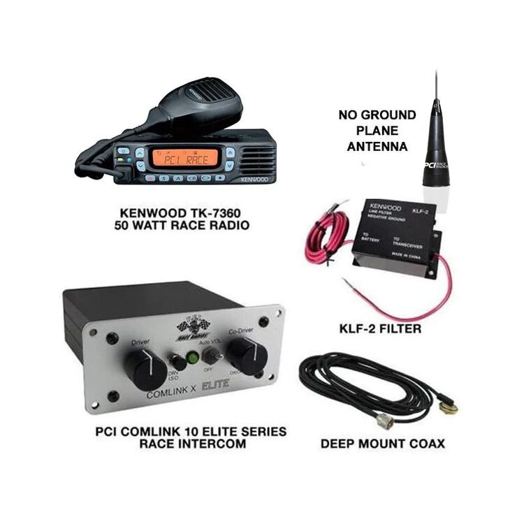 PCI Race Radios TK-7360 Comlink X Race Package