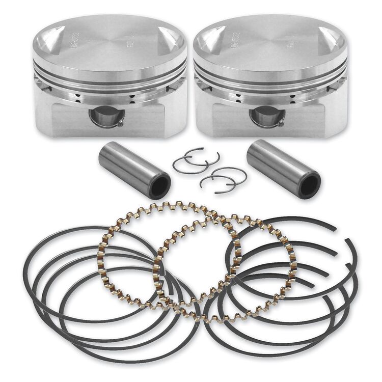 S&S Cycle 3-1/2" Bore Forged Piston Set For S&S 89" Stroker Kits