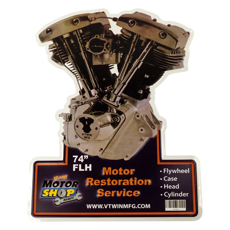 V-Twin Mfg. Shovelhead Wall Sign